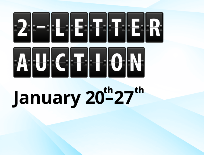 2-Letter Auction